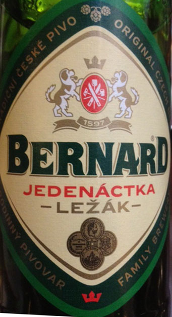 Prague on tap and bottled 2013 #2: Bernard